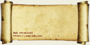 Nikodije Bačanin vizit kartica